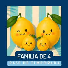 FAMILIA 4 PASAPORTE DE TEMPORADA -  2026-27