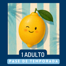 1 ADULTO PASAPORTE DE TEMPORADA - 2026-2027