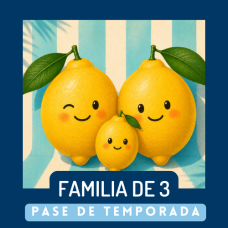 FAMILIA 3 PASAPORTE DE TEMPORADA - 2026-27