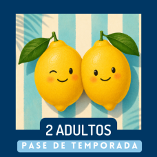  2 ADULTOS PASAPORTE DE TEMPORADA - 2026-2027